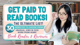 30 Ways to Earn for Book Lovers | Book Reader and Reviewer Online Jobs