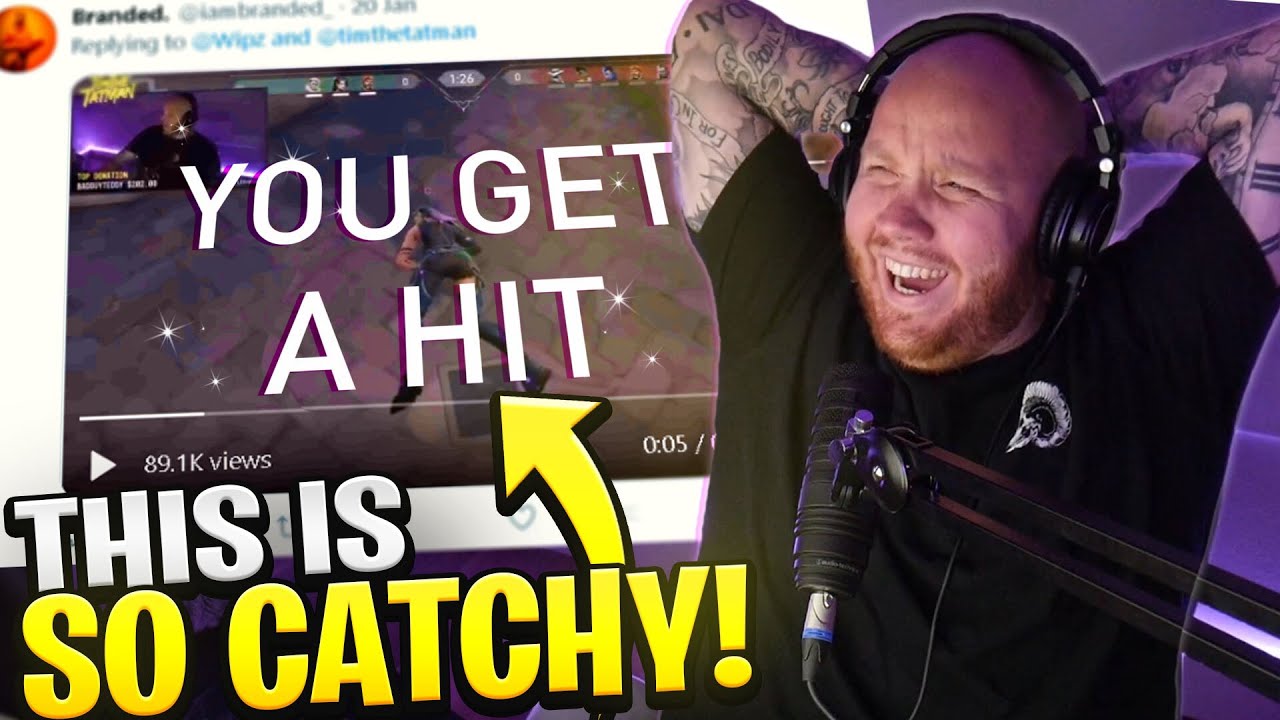 TIMTHETATMAN REACTS! MY VALORANT FAILS TURNED INTO A SONG!!