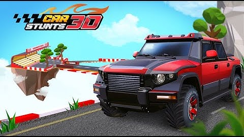 Car Stunts 3D - Sky Parkour  - Gameplay IOS & Android
