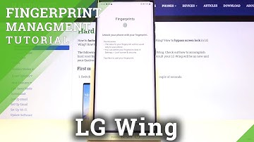 How to Add Fingerprint on LG Wing – Fingerprint Sensor