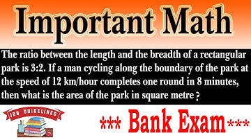 The ratio between the length and the breadth of a rectangular park is 3:2. If a man cycling along