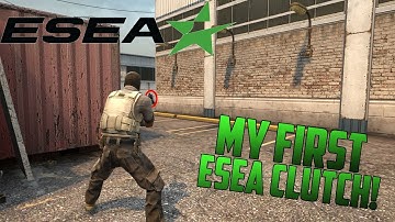 Super clean ESEA 1v3 Clutch - My First Game On ESEA!!