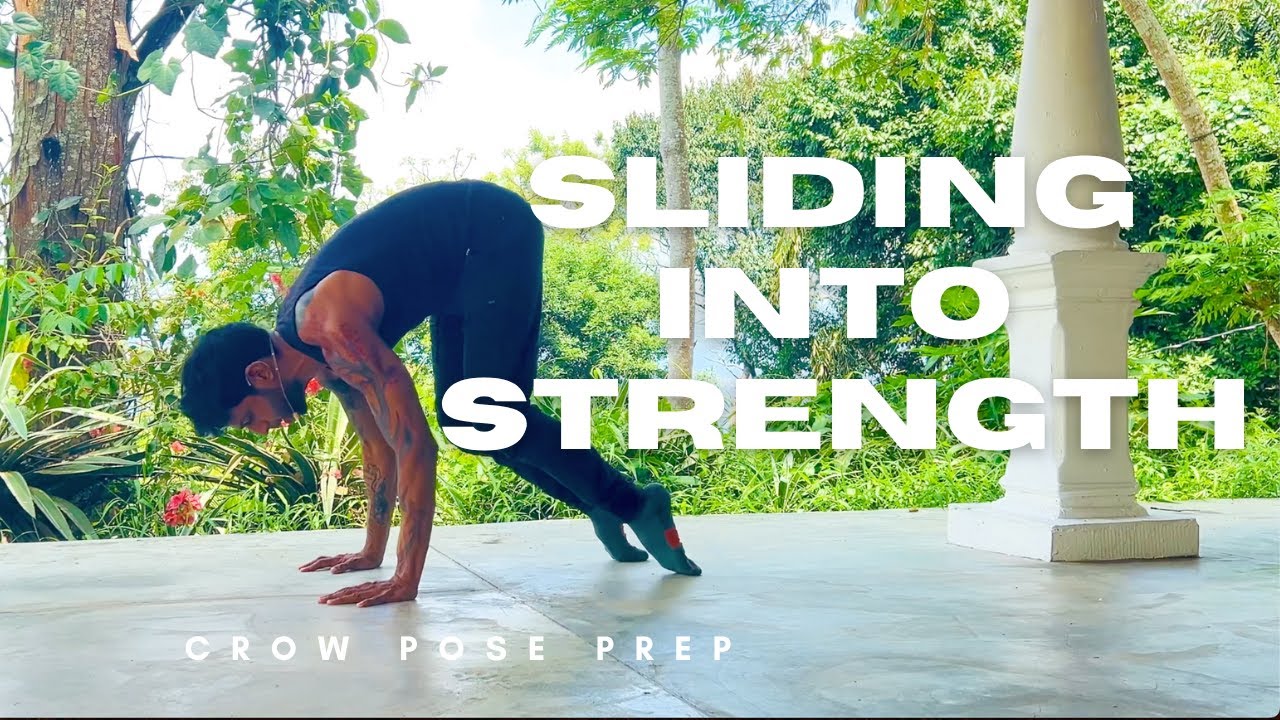 Still from Sliding Into Strength | Intuitive Movement, Deep Core & Crow Pose Prep