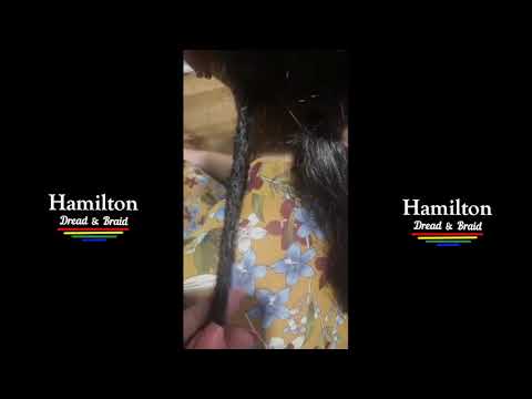 დრედები კეთების პროცესი ჰამილტონში.