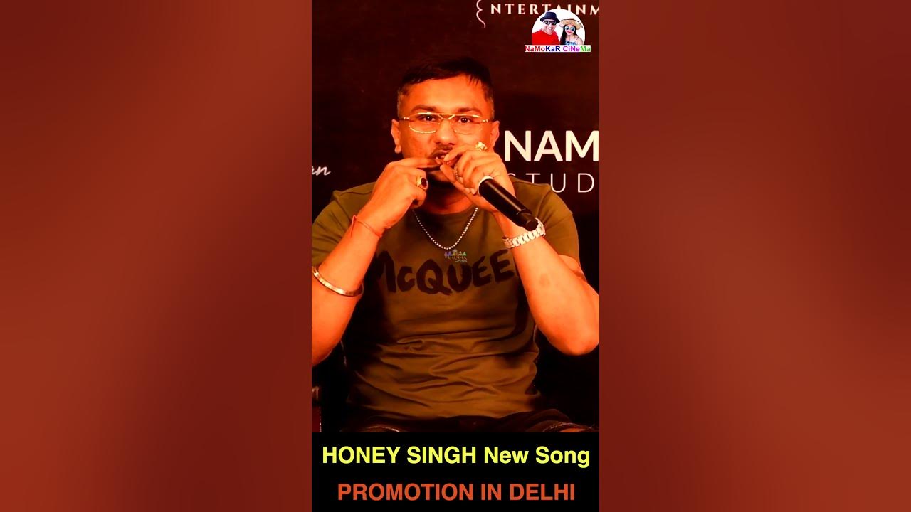 Honey Singh Live Sing A Rap New Song Kanna Vich Waaliyan Youtube 