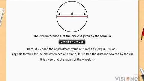 Circumference of a Circle Perimeter and  Area  CBSE Class 7 Maths