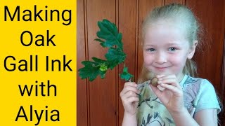 Making Oak Gall Ink with Alyia