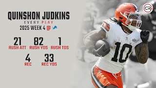 Quinshon Judkins Week 4 Highlights Every Run, Target, And Catch Vs Lions
