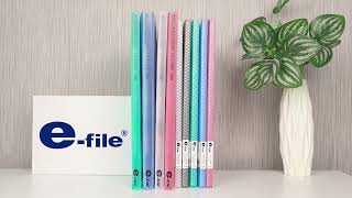 E-FILE แฟ้มโชว์เอกสาร 20 ซอง และแบบเติมไส้ได้