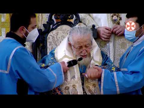 ნათლისღება 19.01.2021 წელი. უწმინდესი და უნეტარესი ილია მეორე.