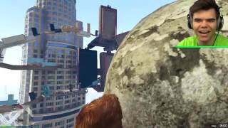 MILE HIGH IMPOSSIBLE DEATHRUN! GTA 5 Funny Moments