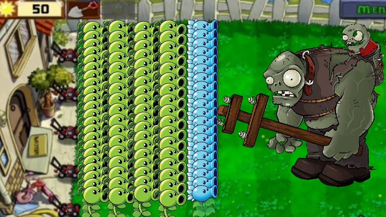Plant vs zombie nintendo. Plants vs Zombies Steam. Плантс версус зомби грохострел. Plants vs. Zombies Арена ночь.