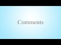 8 - Comments (Swahili)