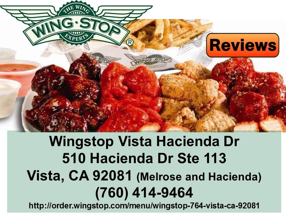 Vista Chicken Wings Wingstop Vista, CA YouTube