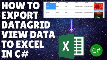 (Visual Studio 2010) How To Export DataGridView Data To Excel In C# Windows Application - Microsoft
