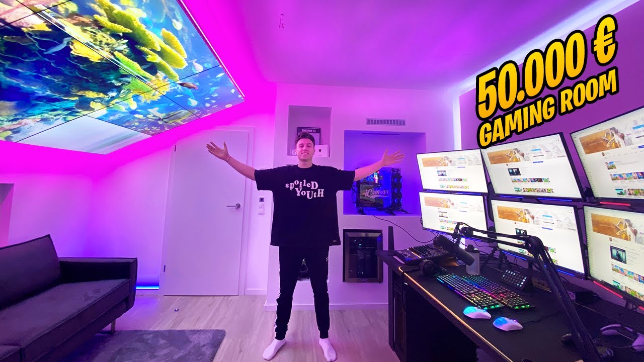 Mein 50.000€ Gaming Zimmer! (Room Tour)