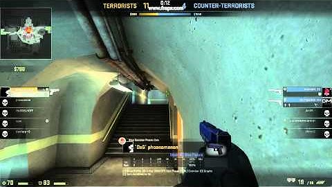 CS:GO : Buzzer beater 1v3 Glock clutch.