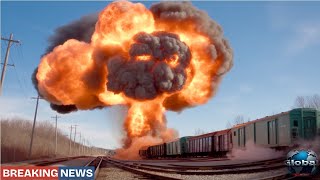 Ukrainian Drones ATTACK Russian Military Train – What Happened Next Will SHOCK You…