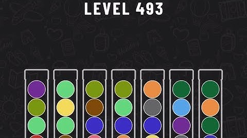 Ball Sort Puzzle Level 493 #ballsortpuzzle #ballsortpuzzlegameplay #puzzlegame #mobilegames