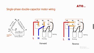 Single Phase Motor Forward And Reverse Wiring Youtube