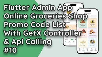 Online Groceries Shop Admin App in Flutter with GetX - Promo Code List REST API Integration #10