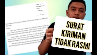 Karangan surat tidak rasmi