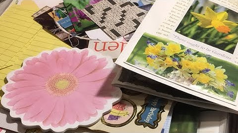 #junkjournalideas #minijournal Stashbuster Junk journal challenge