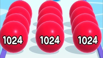 Ball Run Infinity Mode Android iOS Gameplay Part - 36 | ball run 2048