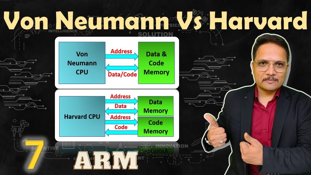 Diferencias arquitectura von neumann y harvard