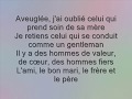 Chilla- Si j'étais un homme Paroles Lyrics