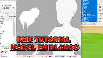 PMX tutorial model en blanco [Basico]