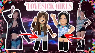 👯‍♀️Blackpink “Lovesick girls” Outfit codes & links in Roblox kpop visionary || Mel Gracie