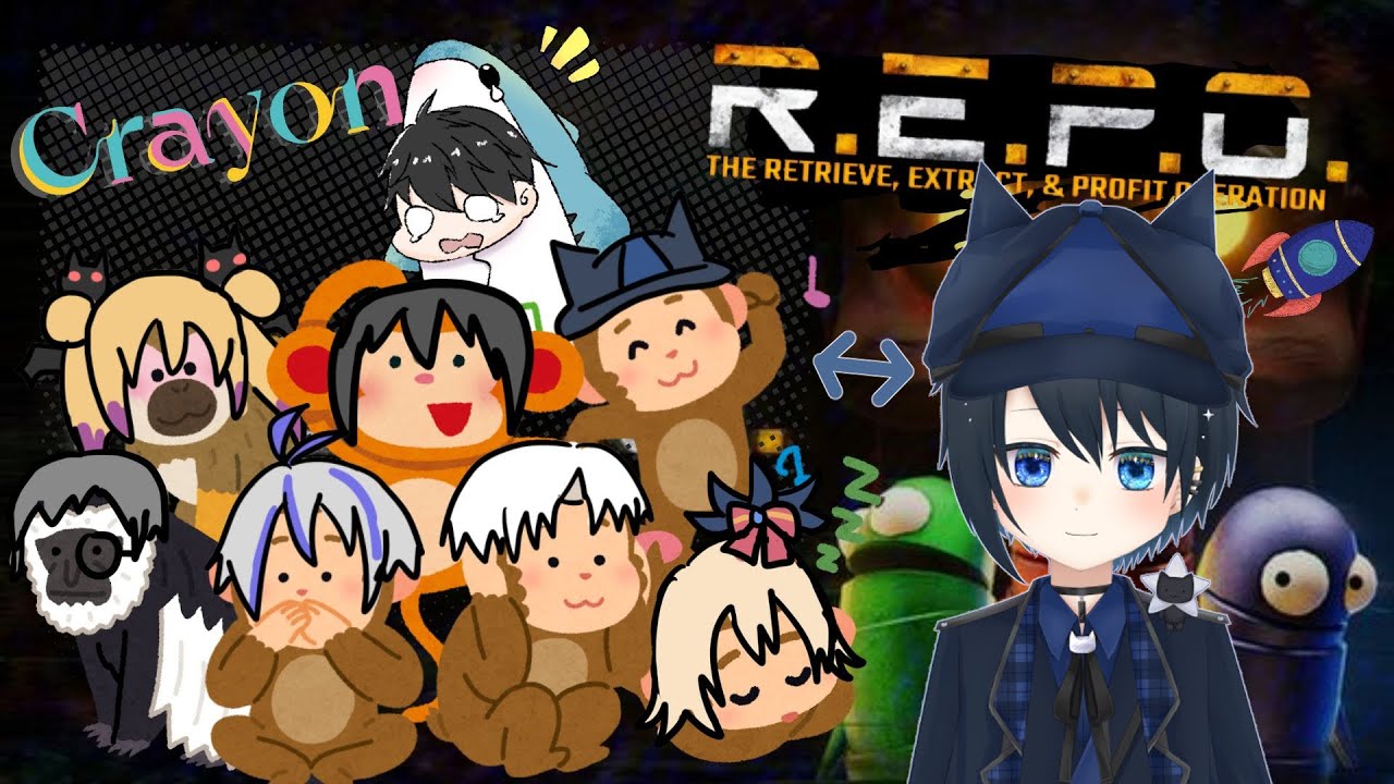 [ #REPO  ] 我是新來的！今天跟crayon們一起賺錢錢！ [ 希悠藍カナ Kiyuuran Kana ] #馬來西亞Vtuber #初見歡迎 #歡迎掛機 | MYViki