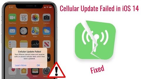 Your iPhone Cannot Make and Receive Calls or Access Cellular Data until it has been Updated iOS 15.4