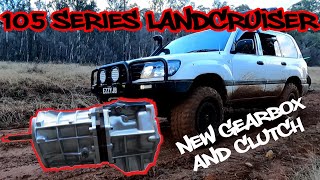 WE FINALLY PUT A NEW GEARBOX IN THE 105 SERIES LANDCRUISER