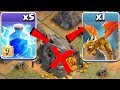 ALL SPELLS vs. GOLDEN boSS!! NEW TROLL "Clash Of Clans" How to train a dragon!!