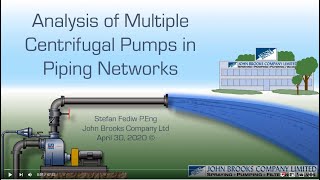 analysis of multiple centrifugal pumps in piping networks