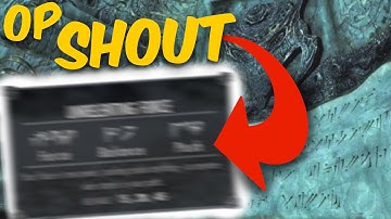 THE MOST OVER POWERED SHOUT IN SKYRIM : How To Get Unrelenting Force (ALL WORDS)