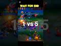 1vs5 in moba legends 5v5 😱❤️#shorts #viral #gaming #moba #non_gaming