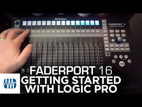 Presonus–Getting Started with FaderPort 16 and Logic Pro