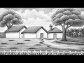 how to draw prakritik house drawing |prakritik drishya drawing |prakritik scenery |beautiful video