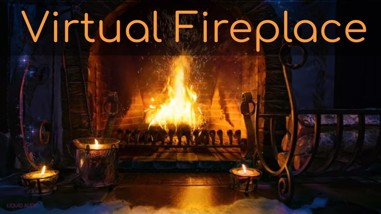4 Hours Live Fireplace Background Video Relaxing