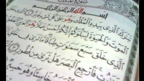 سورة الملك   بصوت الشيخ عامر الكاظمي