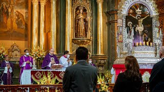 Señor de los Milagros Misa Milagrosa Iglesia de las Nazarenas Estreno Eucaristía Desde Lima-Perú