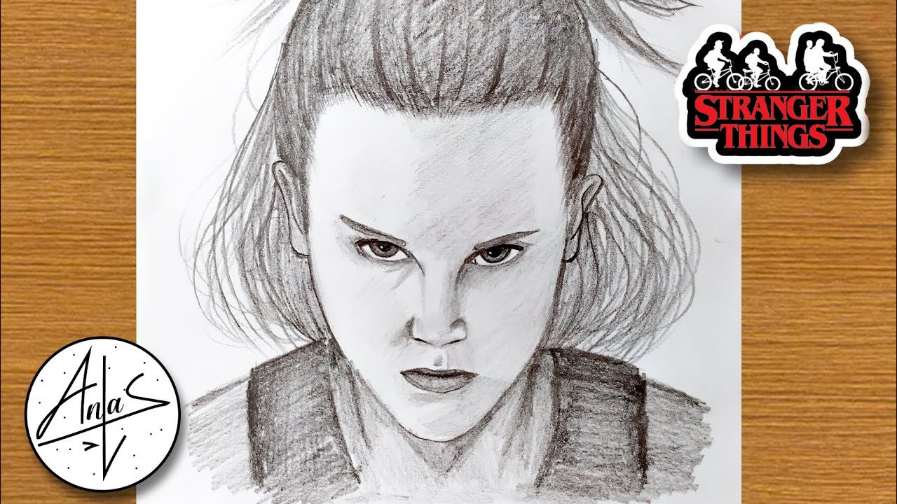 My Drawing of Eleven from Stranger Things  Stranger things art Stranger  things fanart Eleven stranger things