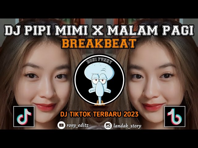 DJ PIPI MIMI X MALAM PAGI||DJ BREAKBEAT VIRAL TERBARU 2023 class=