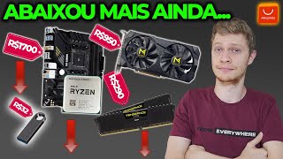 ABAIXOU MAIS AINDA! PLACAS DE VÍDEO, RAM E VÁRIOS ITENS! PROMOÇÃO DO ALIEXPRESS NA SEMANA! (05/10) видео