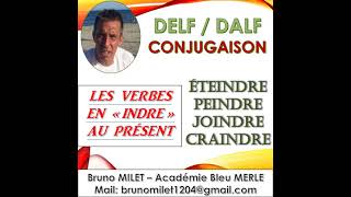 DELF - DALF - CONJUGAISON - Les verbes en INDRE au présent de l'indicatif - Cours + exercices