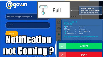 Kavach App Accept & Deny Notification Problem ? | Pull Option in NIC Kavach Authentication | Asif