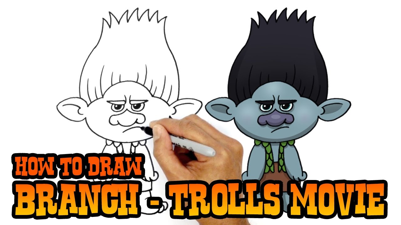 How to Draw Bridget from Trolls (Trolls) Step by Step